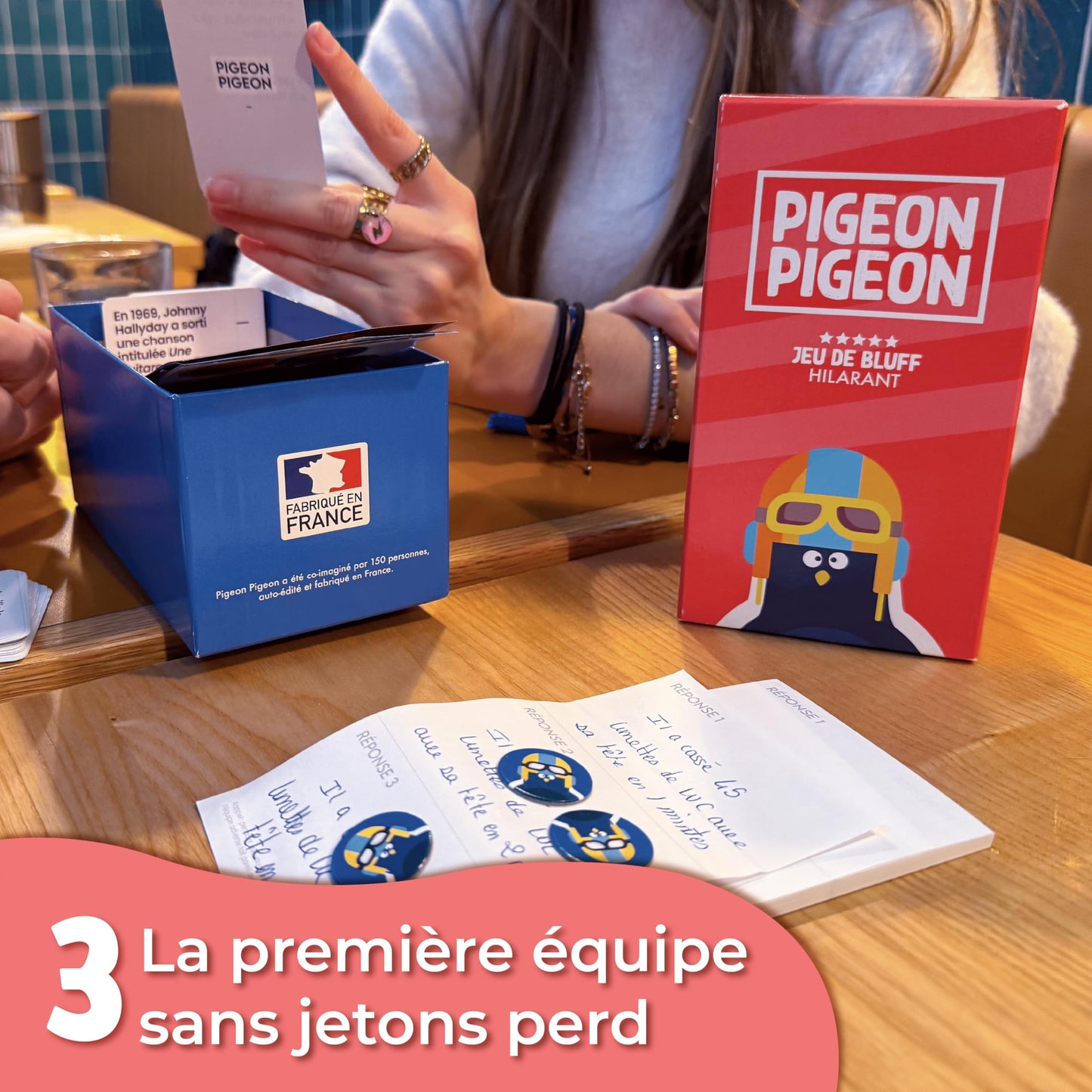 Pigeon Pigeon – Jeu de bluff et d’imagination