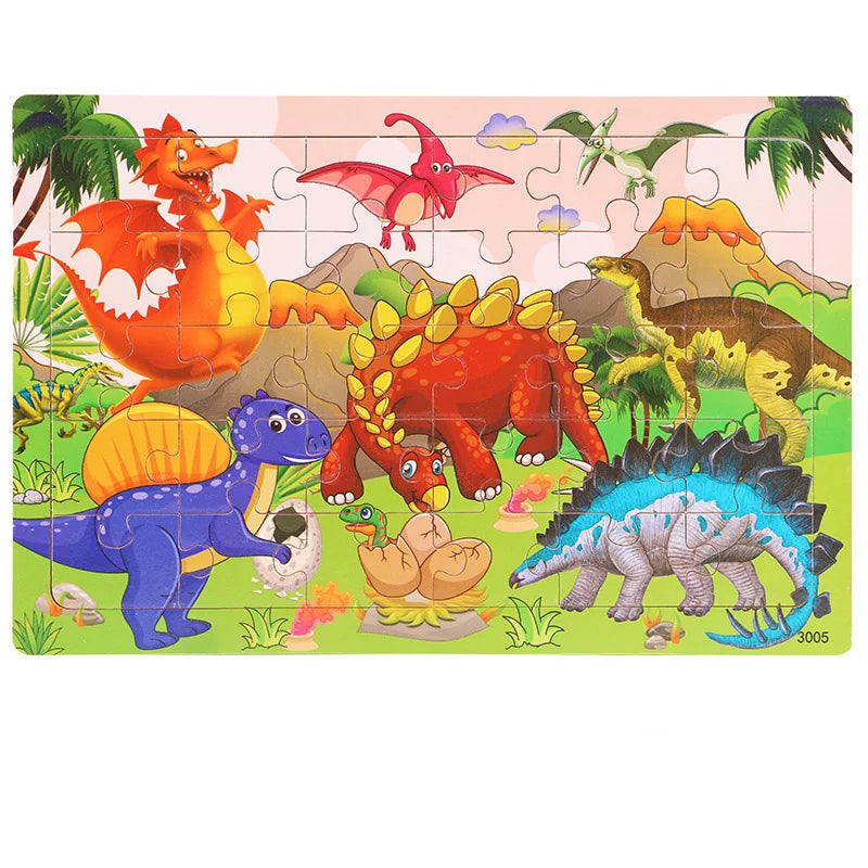 Puzzle 3D en bois – Cartoon