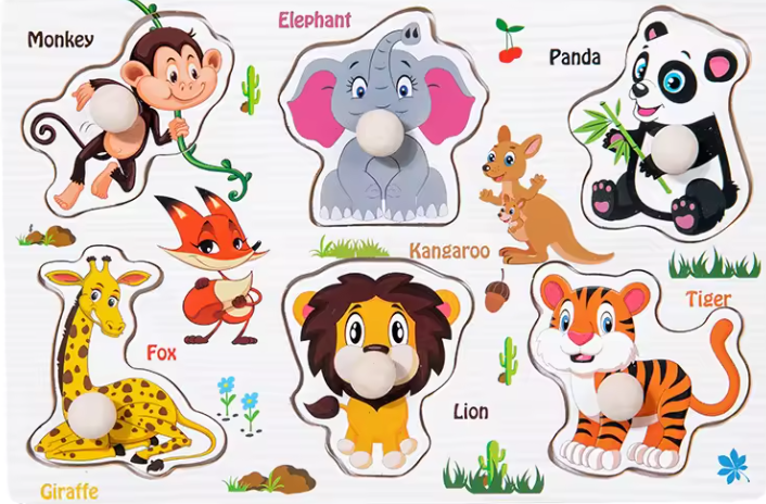 Puzzle Montessori en Bois