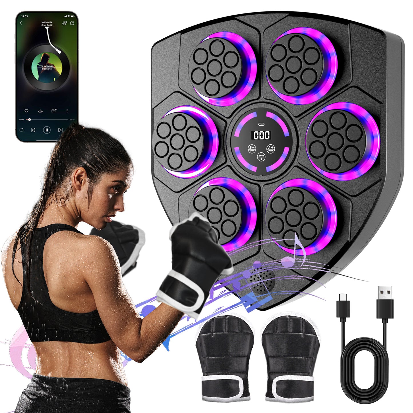 Machine de Boxe Musicale