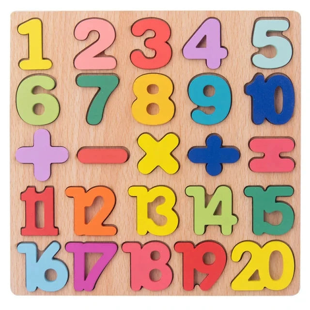 Puzzle Montessori en Bois