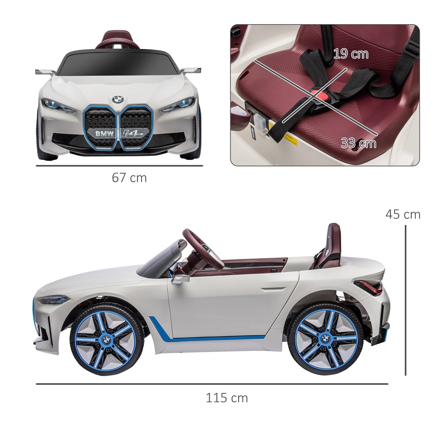 Voiture Électrique Enfant HOMCOM – Modèle BMW