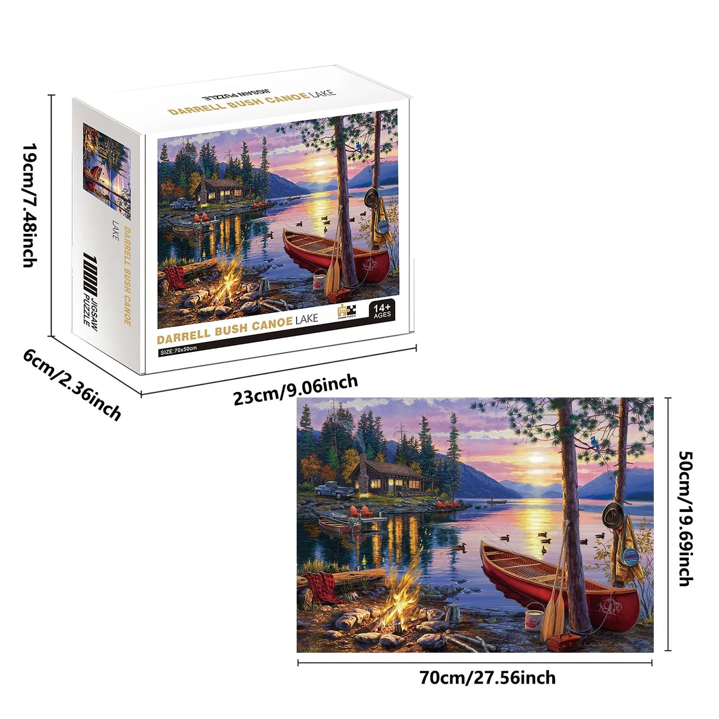 Puzzle 1000 pièces – Darrell Bush