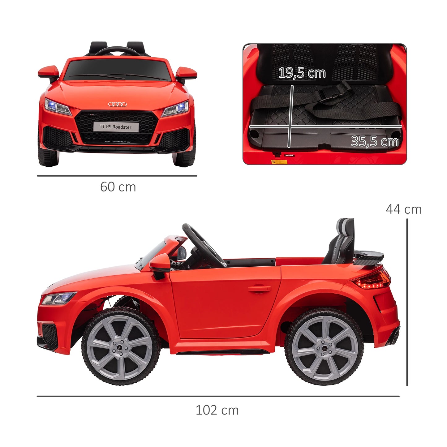 Voiture Électrique Enfant HOMCOM – Modèle Audi