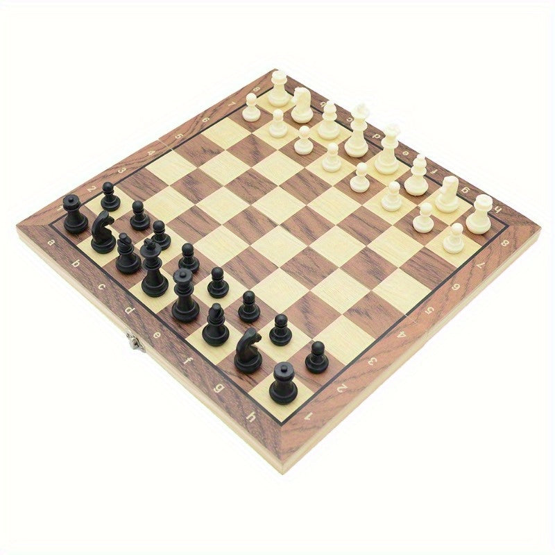 Jeu 3-en-1 – Échecs, Backgammon et Gobang