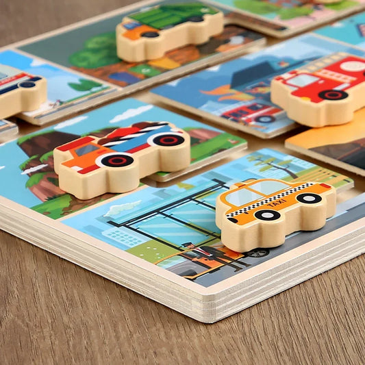 Labyrinthe en Bois – Jeu Éducatif pour Enfants