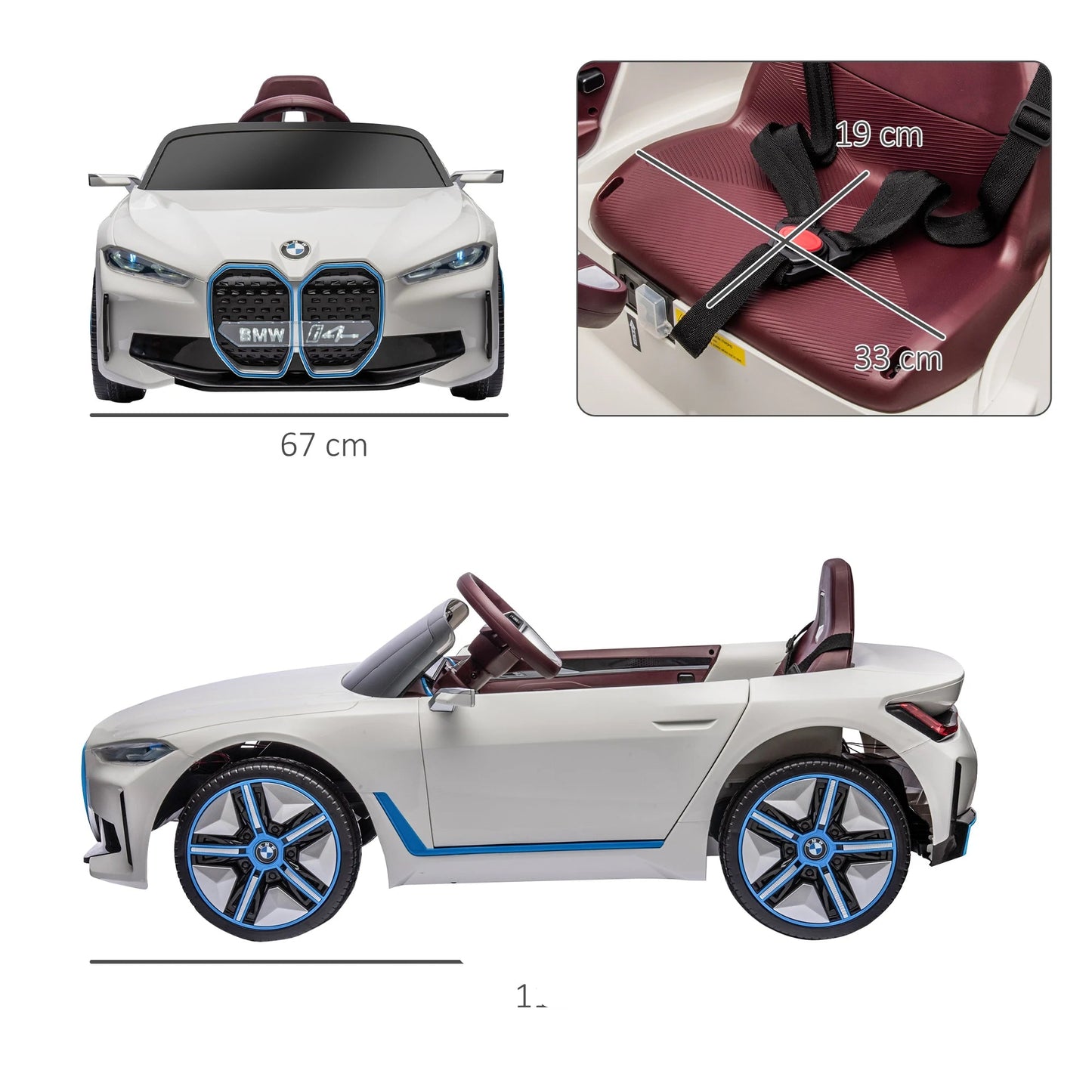 Voiture Électrique Enfant HOMCOM – Modèle BMW