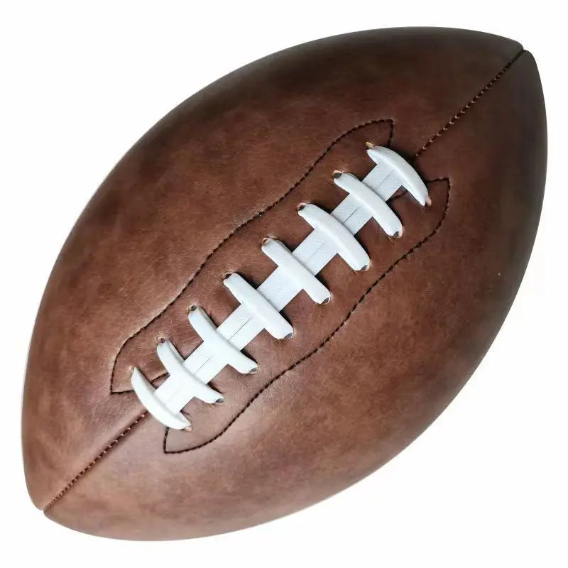 Ballon de Rugby en Cuir Taille 9