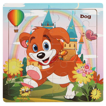 Puzzle en bois pour enfants – Animaux