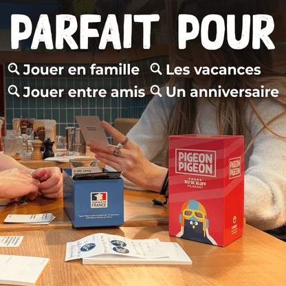 Pigeon Pigeon – Jeu de bluff et d’imagination